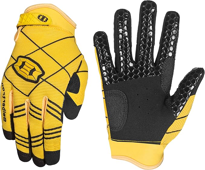 Seibertron B-A-R PRO 2.0 Signature Baseball + Softball + Teeball Batting Gloves Super Grip Finger Multiple 11 Sizes + 5 Colors Available Fit Adult Youth Kids Boys Girls Mens Women