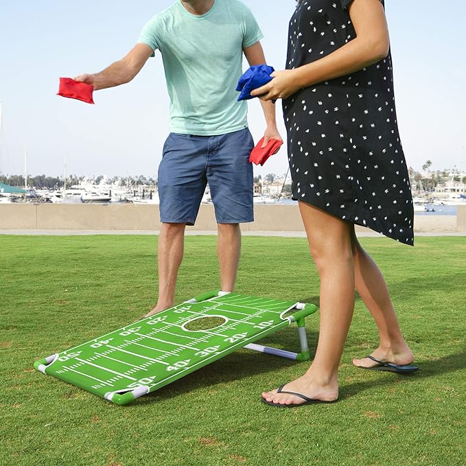 GoSports Portable Cornhole Game Sets – Premium Outdoor Lawn or Beach Toss Game for Kids and Adults