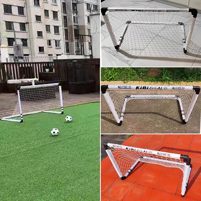 Soccer Goal, Small Foldable Goal for Kids, Kids Goals for The Backyard/Indoor/Outdoor, Mini Soccer Goals for Toddler Gift