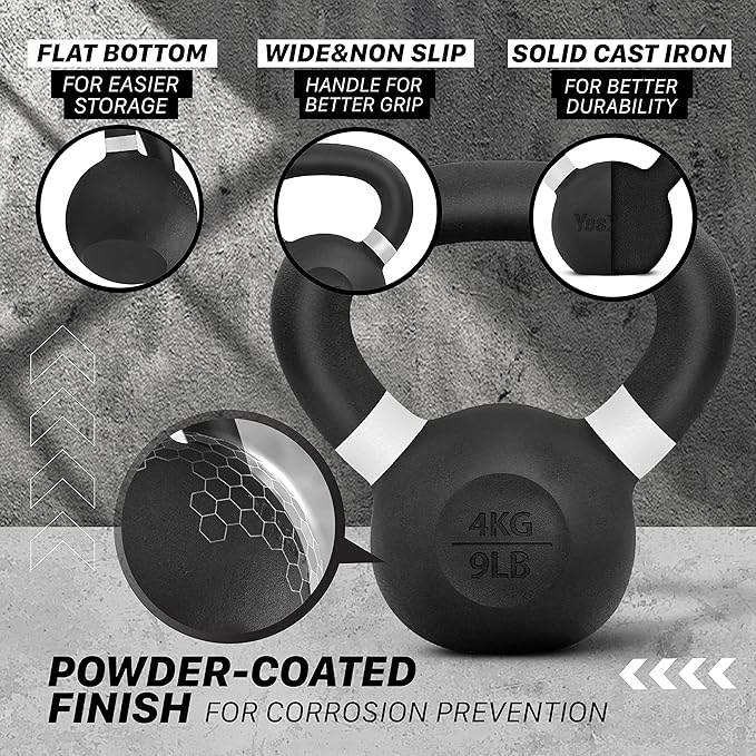 Yes4All Cast Iron Kettlebell