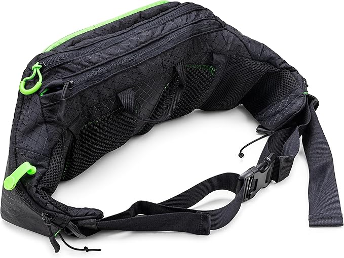 Rimrock Lumbar Hydration Hip Pack with 1.8L Intake ICE Insulated Water Reservoir, Fanny Pack Waist Bag Hiking Walking Running Jogging Camping. Men/Women Large Pack Design