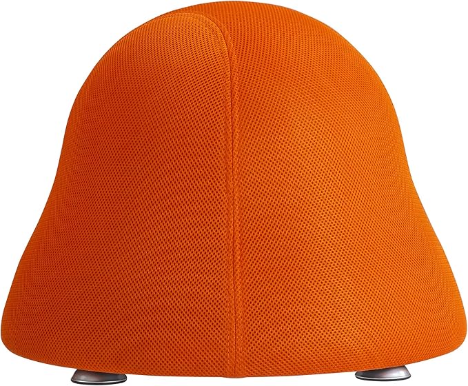 Safco Runtz Ball Chair for Kids, Anti-Burst, Exercise Ball Chair, Promotes Movement, Better Posture and Balance, Orange