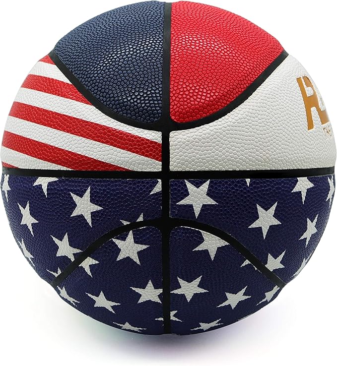 Premium Rubber/Leather Basketball - Kids & Youth, Size 3/4/5/6/7