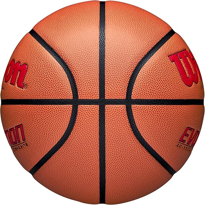 WILSON Evolution Indoor Game Basketballs - Size 5, Size 6 and Size 7
