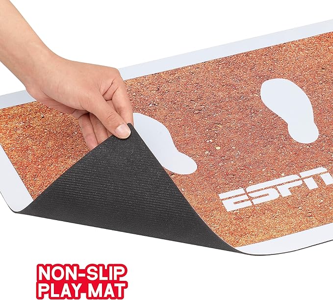 ESPN Batting Tee for Kids Includes Tee Ball Bat, Foam Ball, Home Run Fence, and Batter’s Box