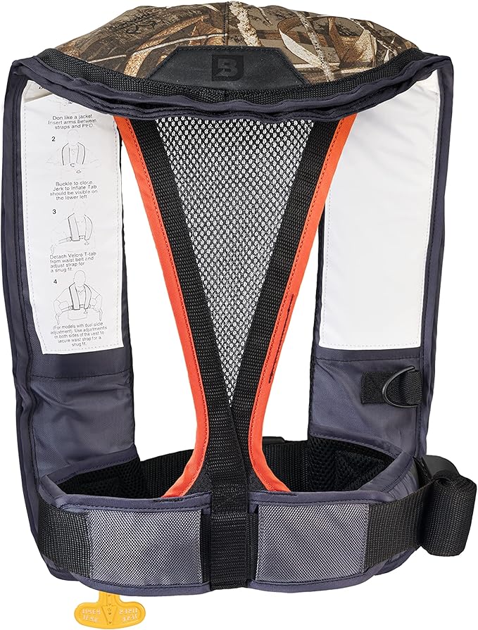 BLUESTORM Atmos 40 Automatic/Manual Inflatable PFD Life Jacket for Adults | US Coast Guard (USCG) Approved Life Vest