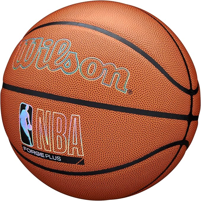 WILSON NBA Forge Plus Indoor/Outdoor Basketballs - Size 6 and Size 7