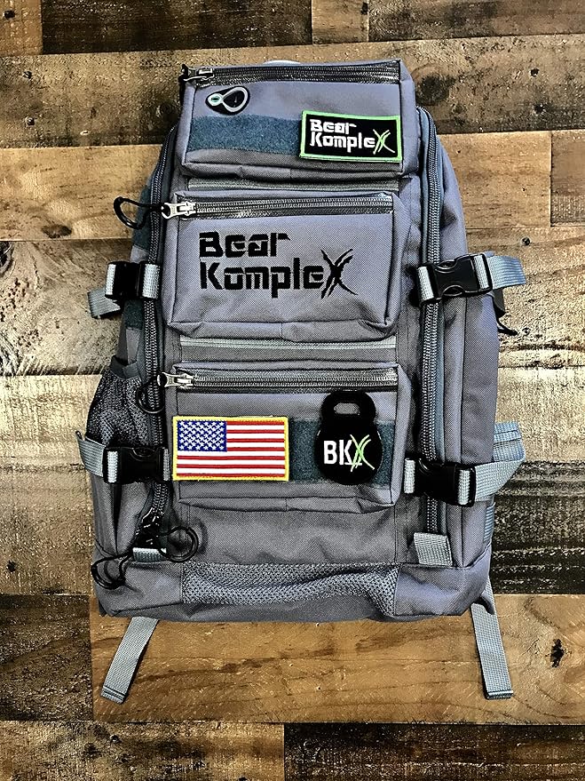 Bear KompleX Military Grade Tactical Backpack,1000 Denier Nylon, Water Repellent Coating, Multiple Storage Pockets, 50 L