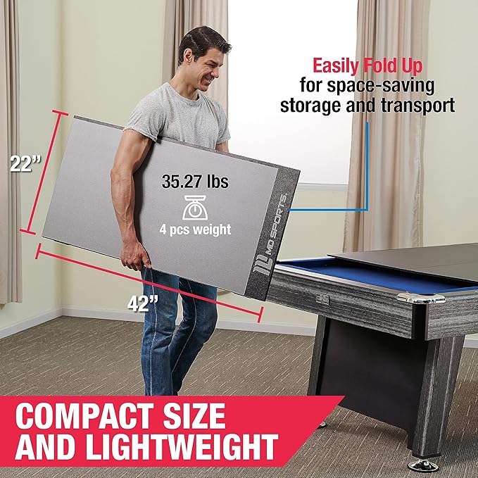 MD Sports Table Tennis Tables Multiple Styles Ping Pong Tables, Foldable for Easy Storage with Nets Included, Perfect for Family Game Rooms