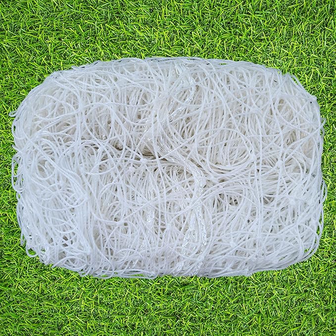 Soccer Goal NET. Weatherproof, Polyethylene Twine Net (24'x8', 21'x7', 18'x7', 18.5'x6.5', 12'x6', 10'x6')