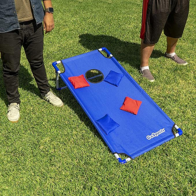GoSports Portable Cornhole Game Sets – Premium Outdoor Lawn or Beach Toss Game for Kids and Adults