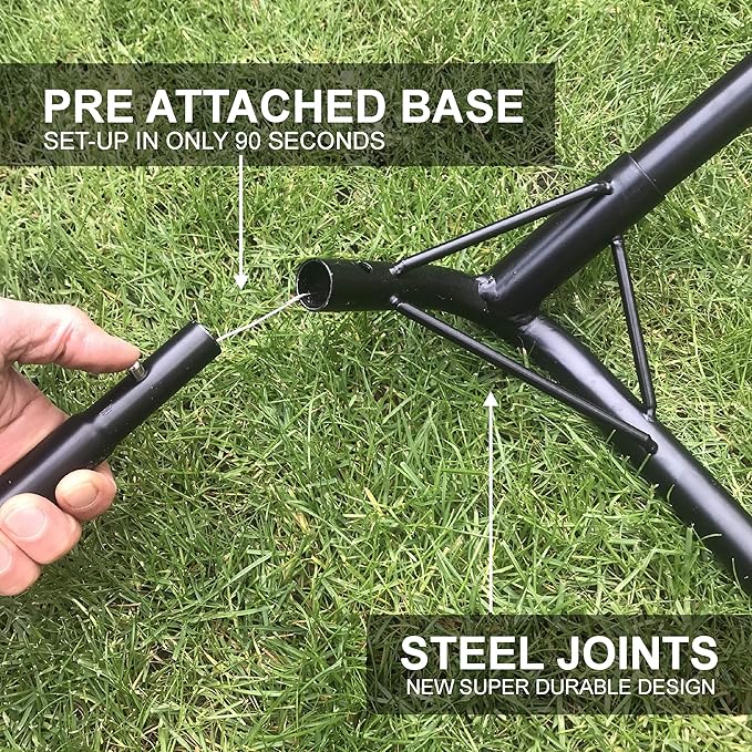 QUICKPLAY Spot Target Soccer Rebounder | Weather-Resistant Rebound Net with Carry Bag | Great for Passing, Receiving, and Trapping Practice | Ideal for Team or Solo Training