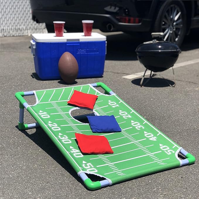 GoSports Portable Cornhole Game Sets – Premium Outdoor Lawn or Beach Toss Game for Kids and Adults