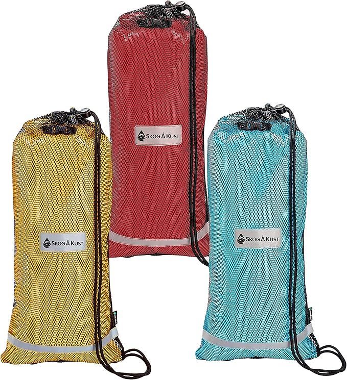 Skog Å Kust SnorkelSak 2-in-1 Mesh Snorkel Bag with Removable Interior Waterproof Dry Bag