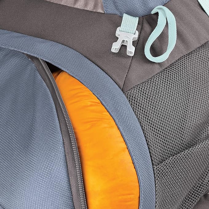 High Sierra Pathway Internal Frame Hiking Backpack, Grey Blue/Mercury/Blue Haze, 70L