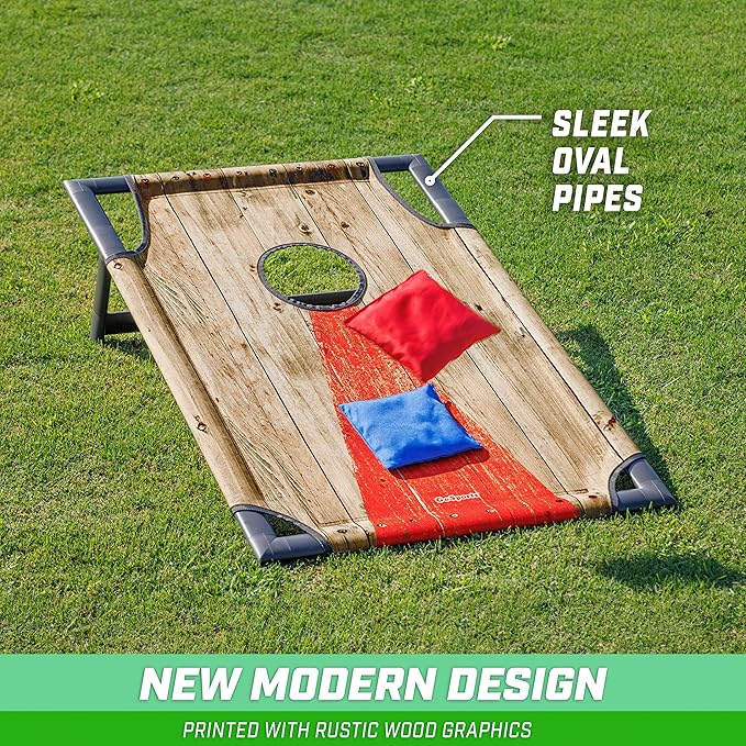 GoSports Portable Cornhole Game Sets – Premium Outdoor Lawn or Beach Toss Game for Kids and Adults