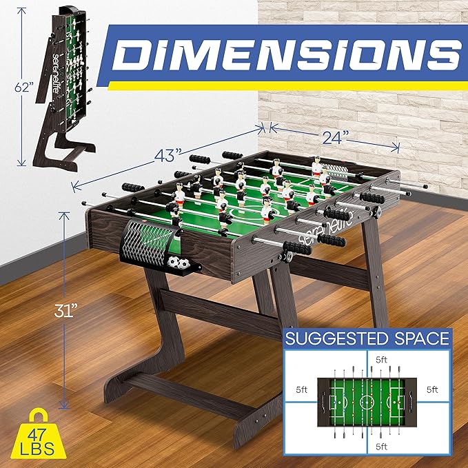 SereneLife Competition Sized Foosball Table