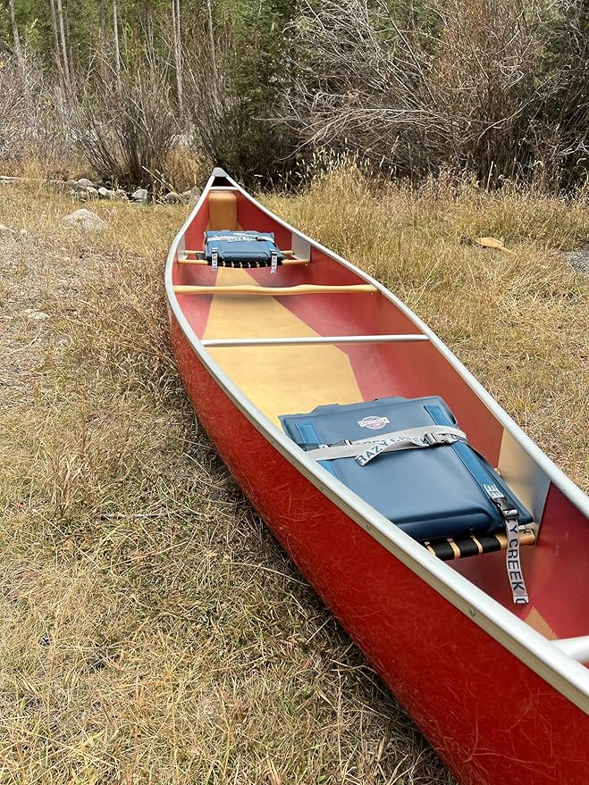 Crazy Creek Canoe Chair IV for Kayaking, Fishing, Camping & More, Detachable for Off The Boat Use, 250 LBS Weight Capacity, Adjustable Straps, Water-Resistant, Forest Green (Forest Green)