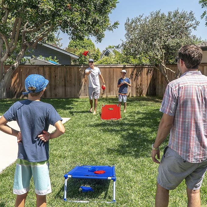 GoSports Portable Cornhole Game Sets – Premium Outdoor Lawn or Beach Toss Game for Kids and Adults