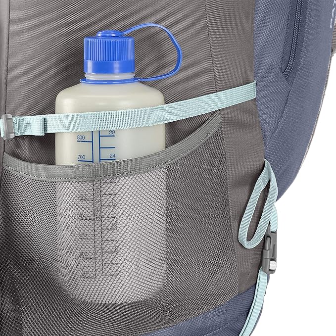 High Sierra Pathway Internal Frame Hiking Backpack, Grey Blue/Mercury/Blue Haze, 70L