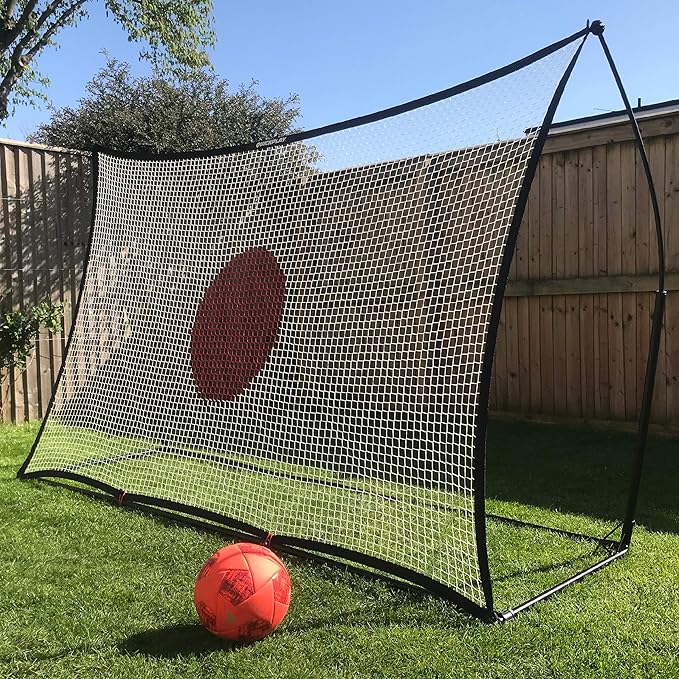 QUICKPLAY Spot Target Soccer Rebounder | Weather-Resistant Rebound Net with Carry Bag | Great for Passing, Receiving, and Trapping Practice | Ideal for Team or Solo Training